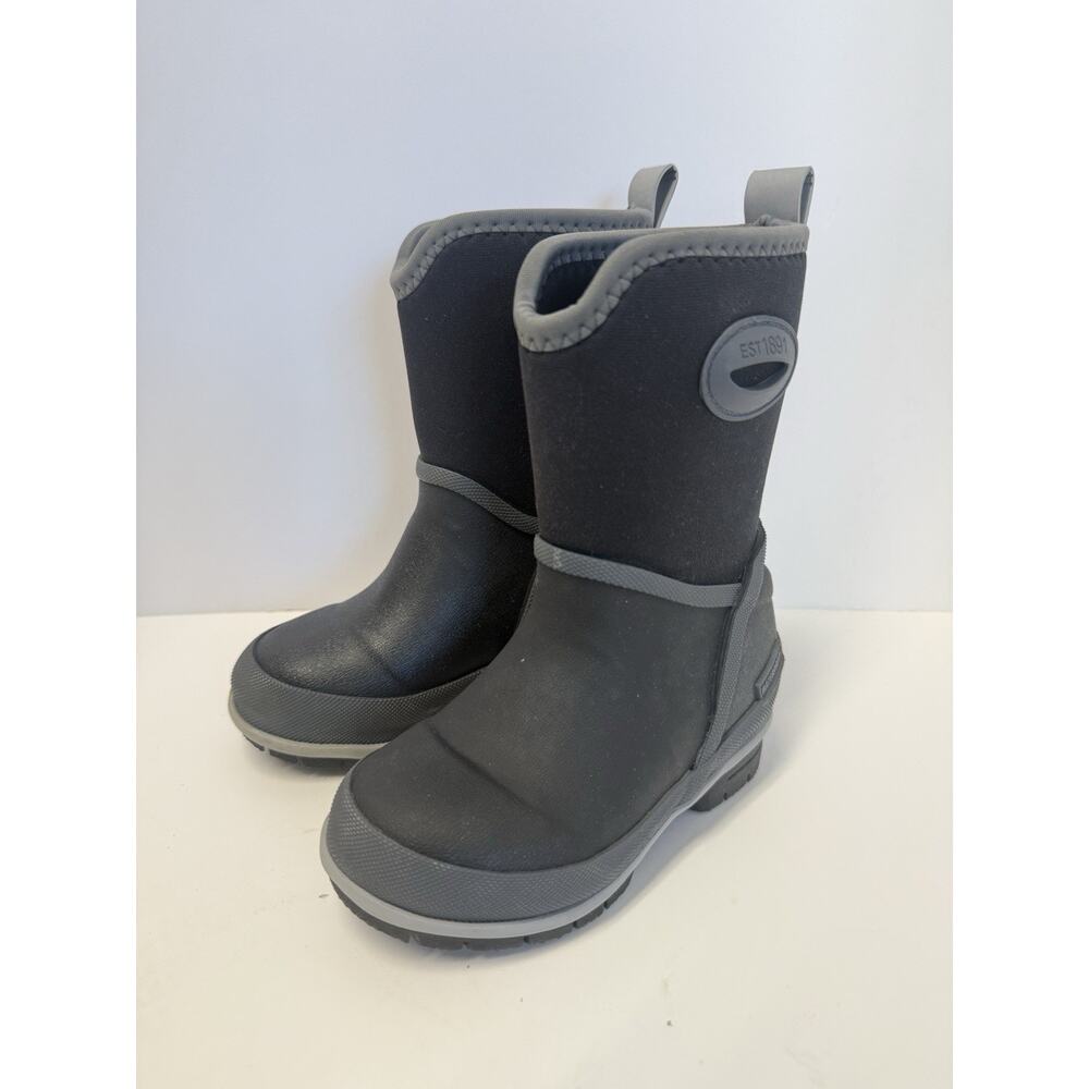 Western Chief Solid Neoprene Kids Boots Size 8 Black Waterproof Insulated